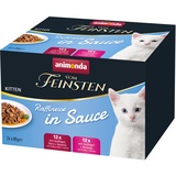 Animonda vom Feinsten Adult Raffinesse in Sauce Kitten Mixpaket Katzenfutter nass