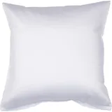JANINE Mako-Satin-Kissenbezug LENI, Weiß, 80 x 80 cm
