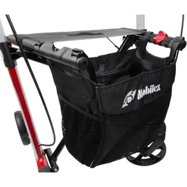 FabaCare Leichtgewichtrollator Leopard faltbar Rot