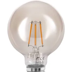 EGLO E27 LED Lampe Vintage dimmbar Warmweiß Glühbirne, Deko Retro Leuchtmittel Beleuchtung Indoor 4W