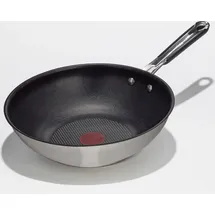 Tefal Wokpfanne Ø 28 cm, aus der Jamie Oliver Edition - Silber