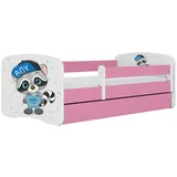 raumhirsch furniture Kinderbett 80 x 160 cm Holzwerkstoff rosa