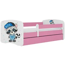 raumhirsch furniture Kinderbett 80 x 160 cm Holzwerkstoff rosa