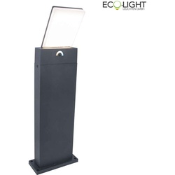 Lutec LED Wegeleuchte PANO, dim-to-warm über integrierten Schalter, 16W, 1200lm, anthrazit ECO-7289001118