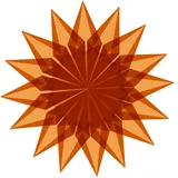 Faltblätter Transparentpapier, 14 x 14 cm, 42g/qm, 100 Blatt (Orange)