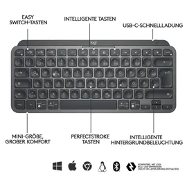 Logitech MX Keys Mini CH grafit