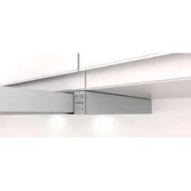 Constructa CD30677 Flachschirmhaube 60 cm Silbermetallic