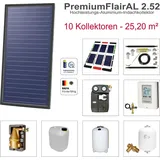 Solarbayer PremiumFlairAL Indach-Solarpaket 10 Bruttofläche 25,20 m2 Solaranlage