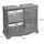 MCW Waschbeckenunterschrank 65 x 60 cm Grau/Braun