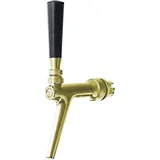 ich-zapfe Bierzapfhahn, Kolbenschankhahn BA1000 Chromnickelstahl, PVD-Goldfarben,