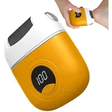 Yulokdwi Elektrische Fußraspel, Elektrische Fußfeilen - Digitalanzeige Fußfeilen Hornhautentferner,Leistungsstarke Fußschrubberfeile Mit Motor Für Sohlen, Zehen, Fersen Und Fußseiten
