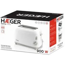 Haeger Geminy Toaster Weiß