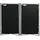 Hide Mülltonnenbox für 2 Tonnen 140 x 81 x 115 cm schwarz