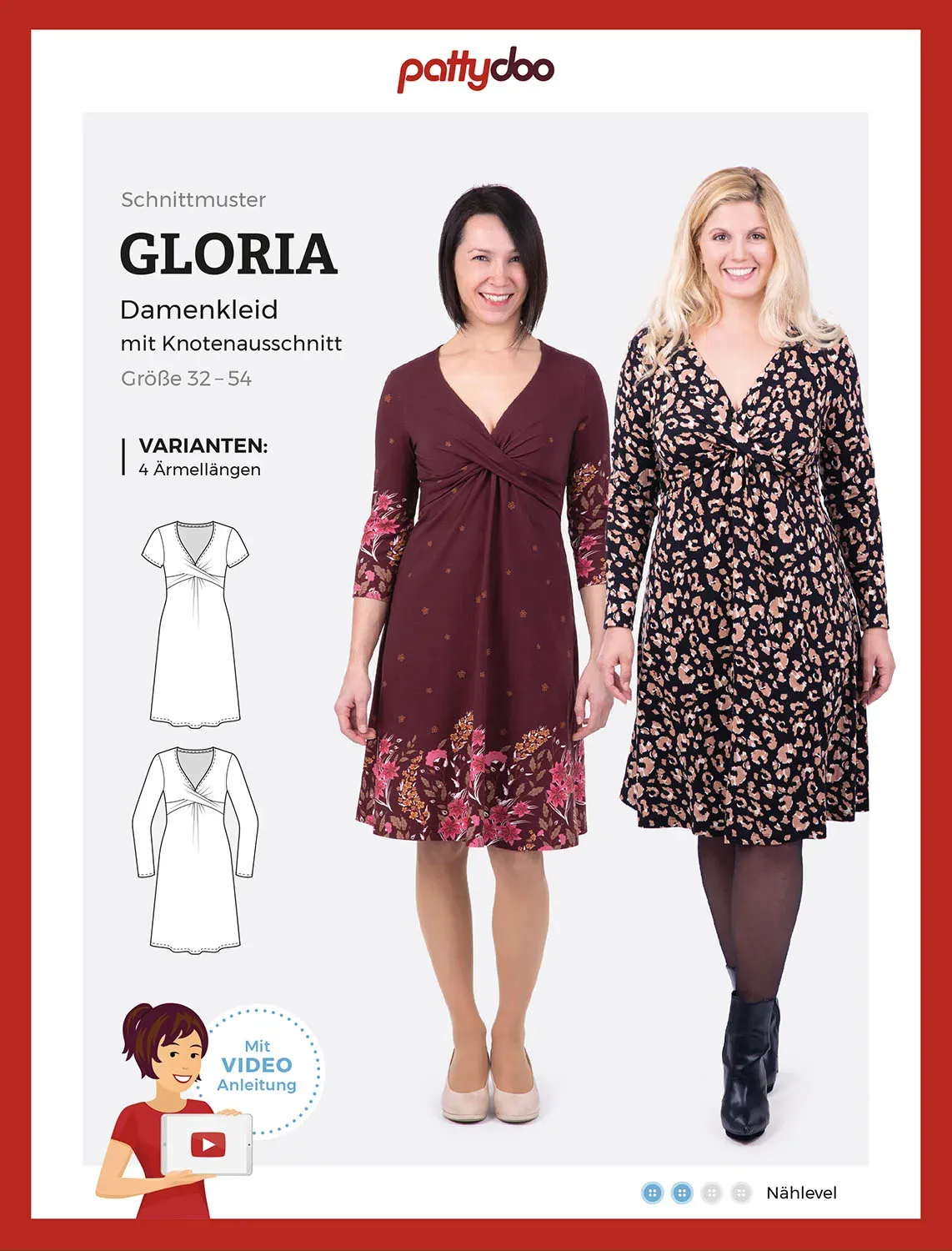 Pattydoo Papierschnittmuster Jerseykleid Gloria