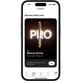 Apple iPhone 16 Pro 256 GB Titan Schwarz