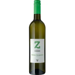 Zimmer Weisser Burgunder Bio Weißwein trocken 0,75 l | 2022
