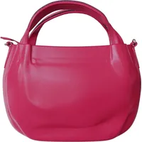 KMISSO Vintage Damen Tasche Weiches Veganes-Leder Groß Handtasche 30610 Fuxia