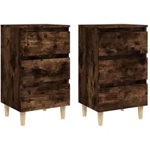 vidaXL Nachtschrank 40 x 35 x 69 cm Braun
