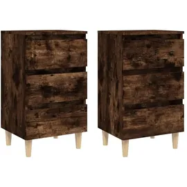 vidaXL Nachtschrank 40 x 35 x 69 cm Braun