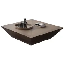 aea Rechteckiger Luxus Designer Tisch Braun Walnuss 125 x 33 cm