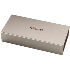 Pelikan Kugelschreiber Souverän K405 Stresemann schwarz/anthrazit/silber, Schreibfarbe: schwarz, 1 St.