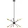 Elstead Lighting Kronleuchter Deckenlampe Hängelampe Sputnik Esszimmer LED 10 Flammig Schwarz