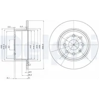 Delphi Bremsscheibe BG2637