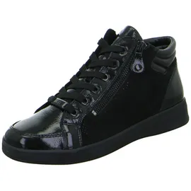 Ara Shoes ARA Damen Rom Mid-Cut Sneaker, SCHWARZ, 38 EU