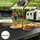 tillvex Campingtisch 180x75cm Klappbar Schwarz