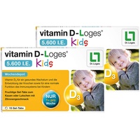 Vitamin D-Loges 5.600 I.E. Kids 2 x 15 Kautabletten