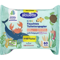 alouette 4er-Pack feuchte Toilettentücher Sensitiv Kids - 240.0 Stück