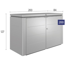 Biohort HighBoard 200 Silber-Metallic