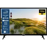 TELEFUNKEN D32H550X1CWT 32 Zoll Fernseher/Smart TV (HD Ready, HDR, Triple-Tuner, Dolby Audio) - 6 Monate HD+ inklusive [2023] - Schwarz