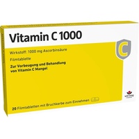 Wörwag Pharma GmbH & Co. KG Vitamin C 1000 Filmtabletten 20 St.
