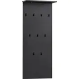 Schildmeyer Garderobenpaneel Janne 50 x 110,6 cm Schwarz