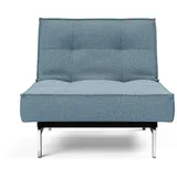 Innovation Living TM "Splitback", blau (lightblau), B:90cm H:79cm T:90cm, 100% Polyester;Strukturstoff grob »MIXED DANCE« (100% Polyester);Strukturstoff weich »Coastal« (100% Polyester);Webstoff fein »FLASHTEX« (100% Polyester);Samtstoff »Velvet« (100%