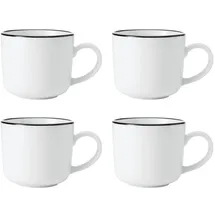 Mikasa Porzellanbecher 0,36 l Weiß 4