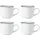 Mikasa Porzellanbecher 0,36 l Weiß 4