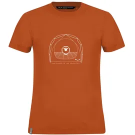Salewa Funktionsshirt "Graphic Dry" in Orange - 140
