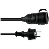 Eurolite 30245695 Strom Verlängerungskabel 16A Schwarz 3m H07RN-F 3G 1,5mm2