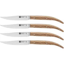 Zwilling Steakmesserset 4-tlg. Silber Holz