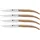 Zwilling Steakmesserset 4-tlg. Silber Holz