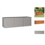 vidaXL Hochbeet Rostig 240 x 80 x 77 cm Cortenstahl