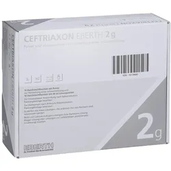 CEFTRIAXON Eberth 2 g Plv.u.LM z.Herst.e.Inf.-Lsg. 10 St