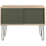 B.M. Bisley Multirange Sideboard Eiche/olivgrün