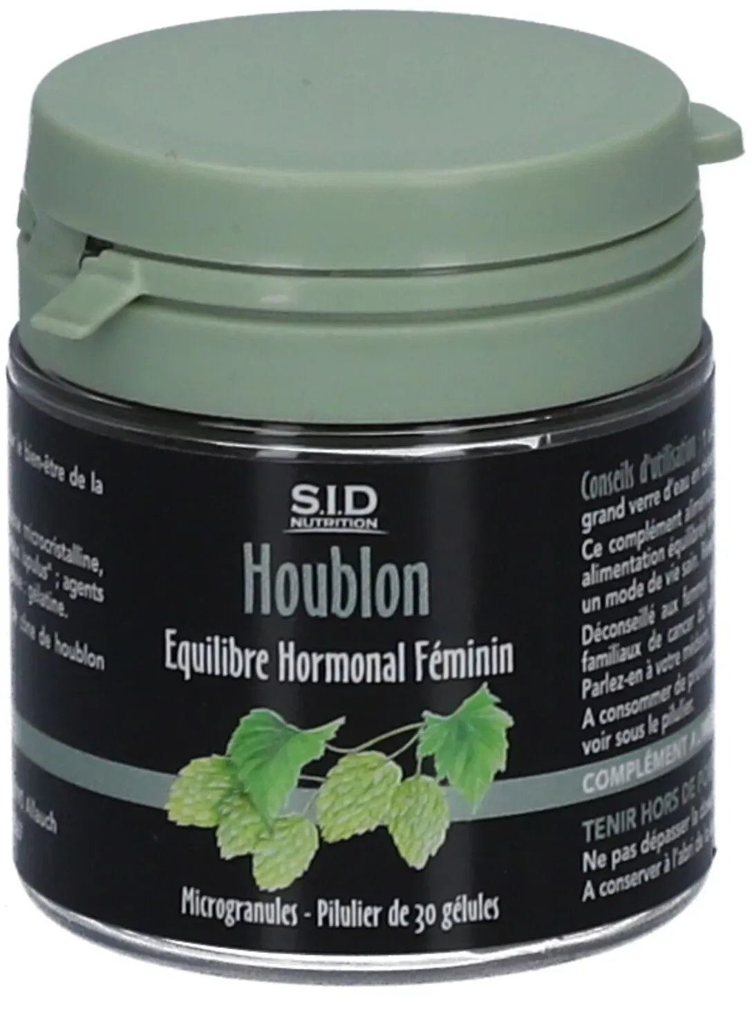 SIDN HOUBLON - Gélule, complément alimentaire à base de houblon. - bt 30 30 capsule(s)