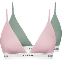 NUR DIE Damen Soft-BH Sportiv 2er Pack