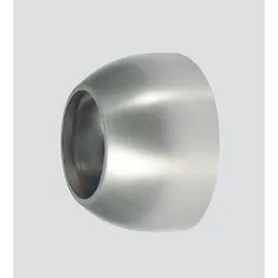 Wandlager Edelstahloptik - silber