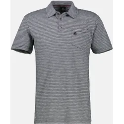 Poloshirt, sportiv-gestreift - Classic Navy - XL