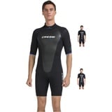 Cressi Altum Wetsuit Man 3mm - Shorty oder Einteiliger Neoprenanzug für Herren